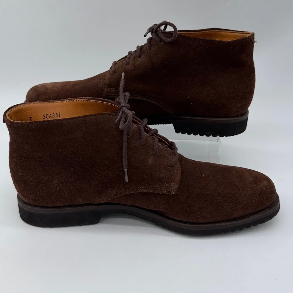 Cole Haan Roundhill Grand Waterproof Chukka Boots Brown Suede Men's Size 11D